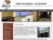 Tablet Screenshot of fustesgilabertsa.com